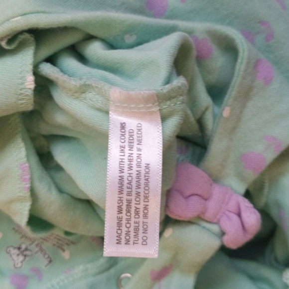 koala baby pastel mint tulip print bubble romper playsuit 6-9 months baby girl - Picture 5 of 7